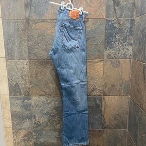 Levi's Men's Bootcut Jeans in Blue (Worn) Good Condition